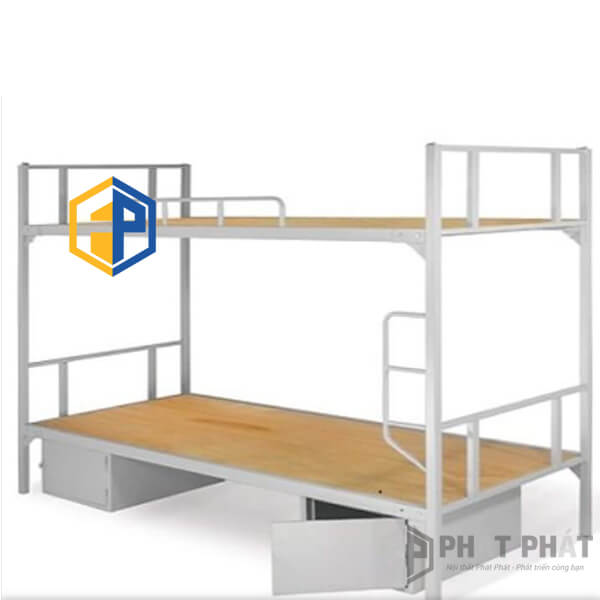Giường Tầng Sắt Có Hòm GTH01