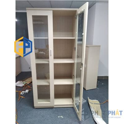 Tủ Tài Liệu 2 Cánh Kính TLK2