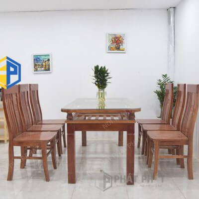 Bộ Bàn Ăn Xoan Ta 6 ghế BT06