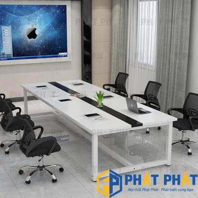 Bàn Họp Chân Sắt 2m4 BHS02