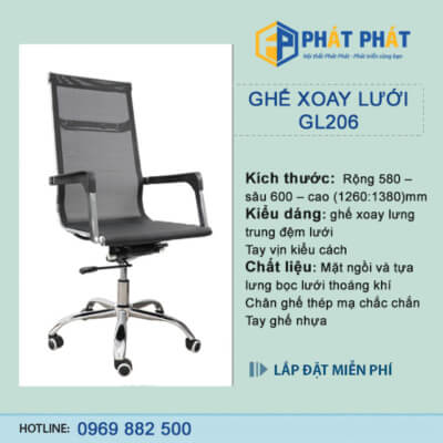 Những mẫu ghế xoay máy tính " điển hình " của các văn phòng