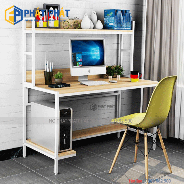 Trên 200 mẫu bàn làm việc chân sắt giá rẻ, đẹp, hiện đại tại Phát Phát - 2