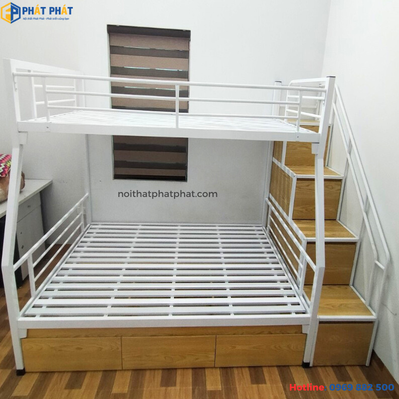 Giường tầng sắt GTS06