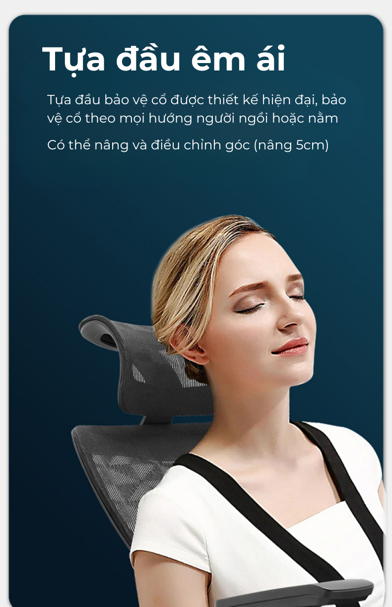 Ghế công thái học lưng kim loại Fly V9-des